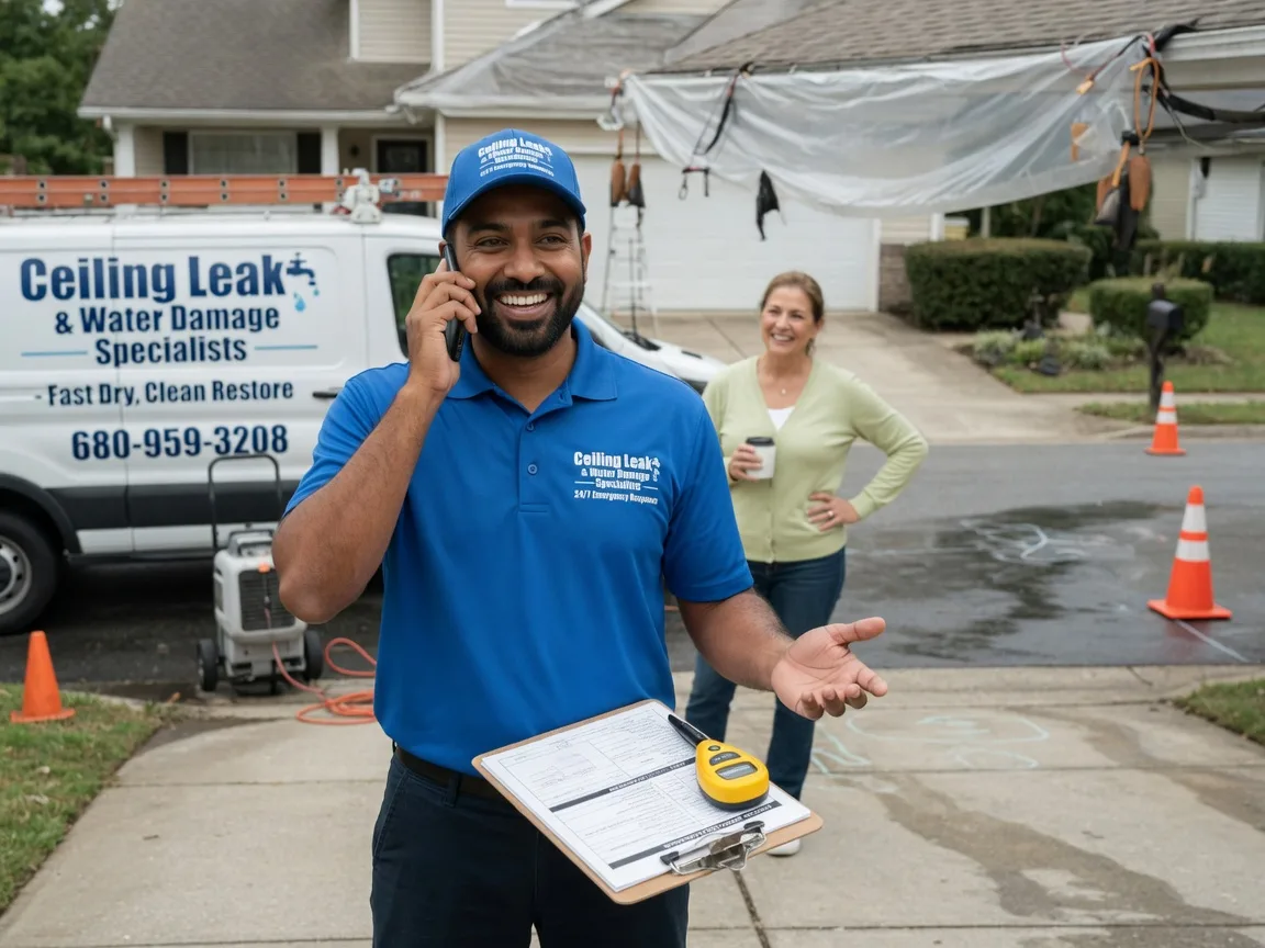 Ceiling Leak Cleanup Massena, IA FAQs
